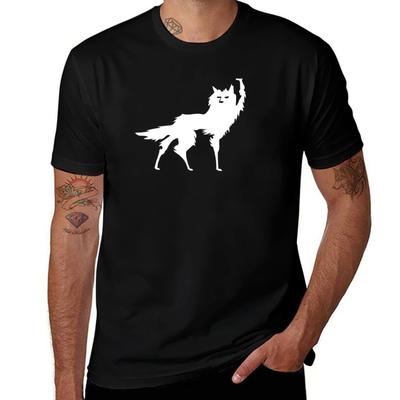 Fantastic Mr Fox Wolf Canis Lupus Simple Tshirt Basic Simple Design Short Sleeve Shirt