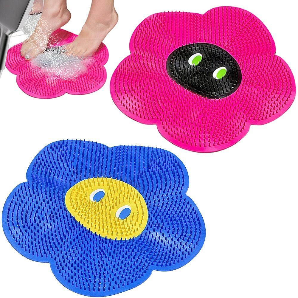 Massager Shower Foot Scrubber Non-Skid Exfoliating Foot Mat Foot Rubbing Board  Feet Washing
