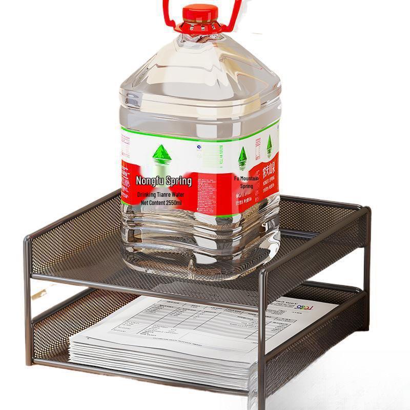 Multi-Layer File Organizer for Desktop: A4 Paper, Books, and Folder Storage Rack