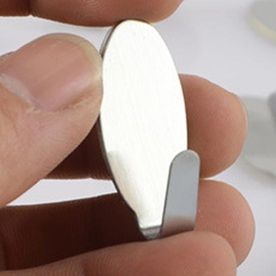 6Pcs Hook Metal Strong Adhesive Lightweight Wall Mounted Hanger Hooks for Window