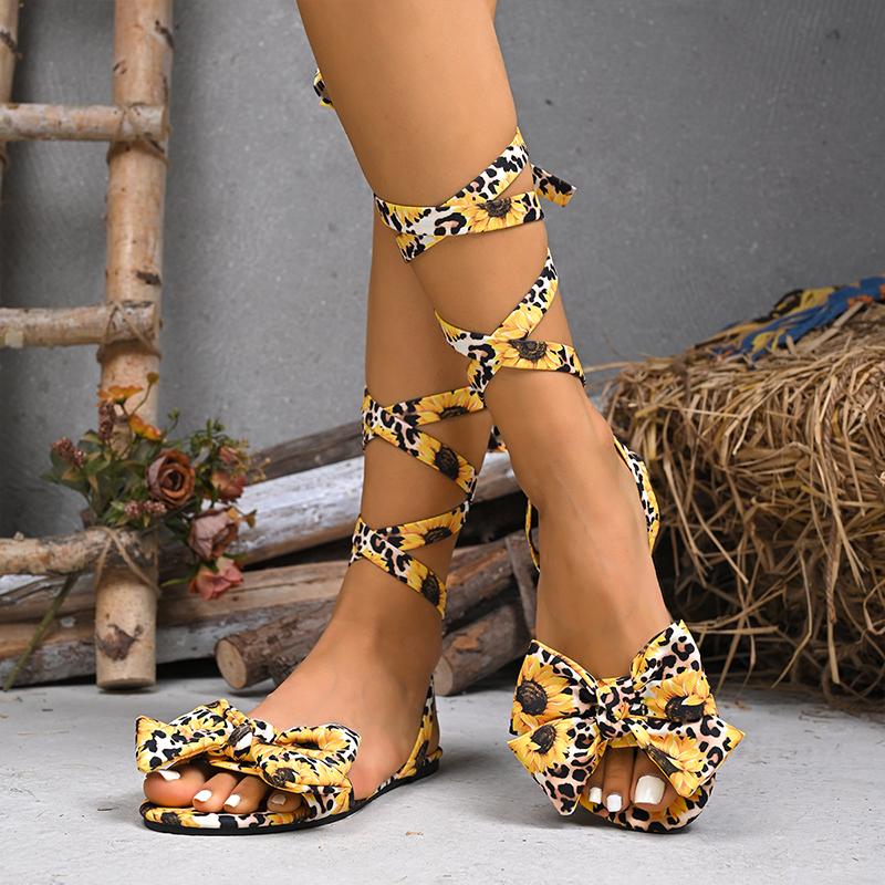 Flache Schuhe Damen Sandalen Schleifenschuhe Kleiderschuhe Designer Rom Schuhe Elegante Damenschuhe 2026 Sommertrend Sexy Damen Zapatillas