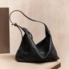 Qiu Zhen Genuine Leather Hobo Bag – Versatile, High-End Shoulder Bag for Women
