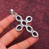 Awesome Amethyst Cross Shape Gemstone Pendant: 925 Sterling Silver Handmade Pendant Necklace Jewelry