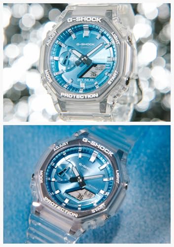 Casio G-Shock Watch (GA-2100BM-7A2JF) Men's Bright Metallic Dial (Official Japanese Product) Clear