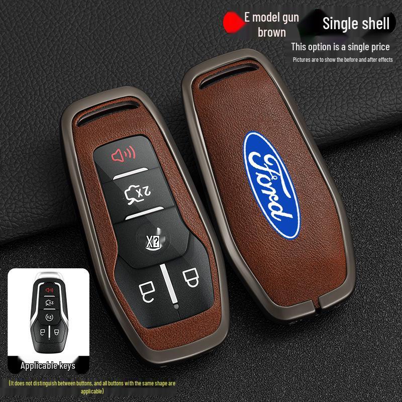 Ford Taurus Key Case for 2015-2017 Explorer Mustang - Metal Shell with Buckle