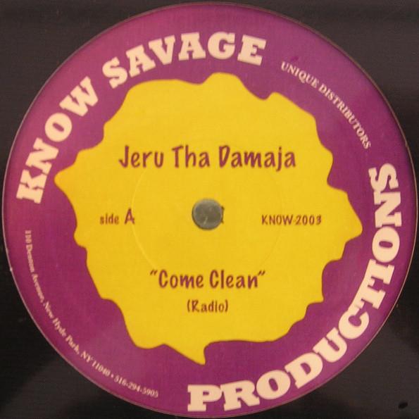 

12inch Record JERU THE DAMAJA - Come Clean KNOW2003 Know Savage Pro US Rap & Hip-Hop/R&B Used
