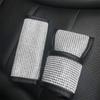 Bling Universal Car-styling Auto Accessories Set Shift Knob Cover Handbrake Cover Seat Belt Cover