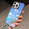 Japanese Aesthetic Anime Street  Phone Case For iPhone 17,16,15,14,13,12,11 Plus,Pro Max,XS,Colorful Silver Black Cover