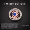 10Pcs Metal Round Buttons New Chinese High-End Exquisite Sweater Cardigan Suit Cashmere Big Clothes Buttons Daquan