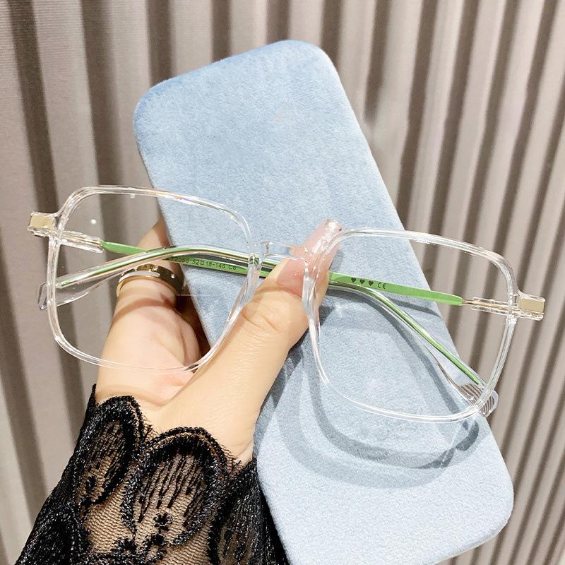 Blaulichtfilter-Brillengestelle für Mädchen Koreanische Version schlichtes Gesicht Make-up elegante quadratische Brille für Kurzsichtigkeit.2055