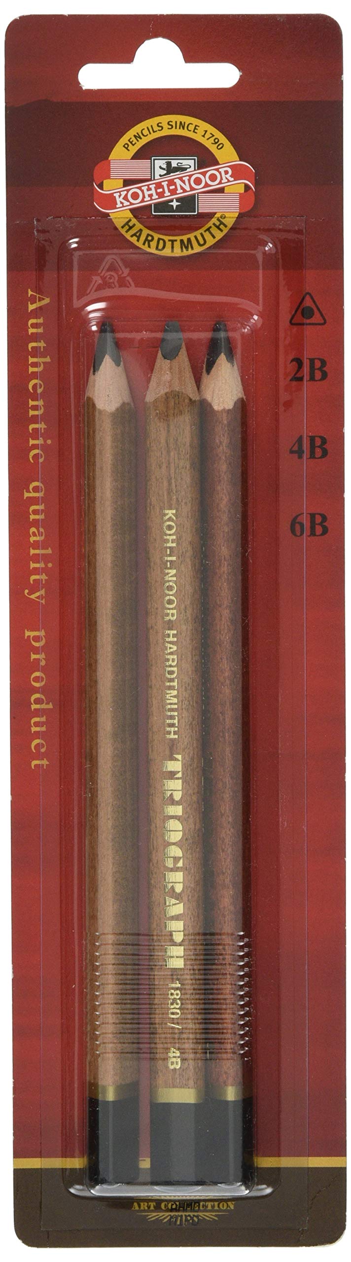 

Большой треугольный графитовый карандаш 1833 3 в НАБОРЕ 1833003001BL KOH-I-NOOR