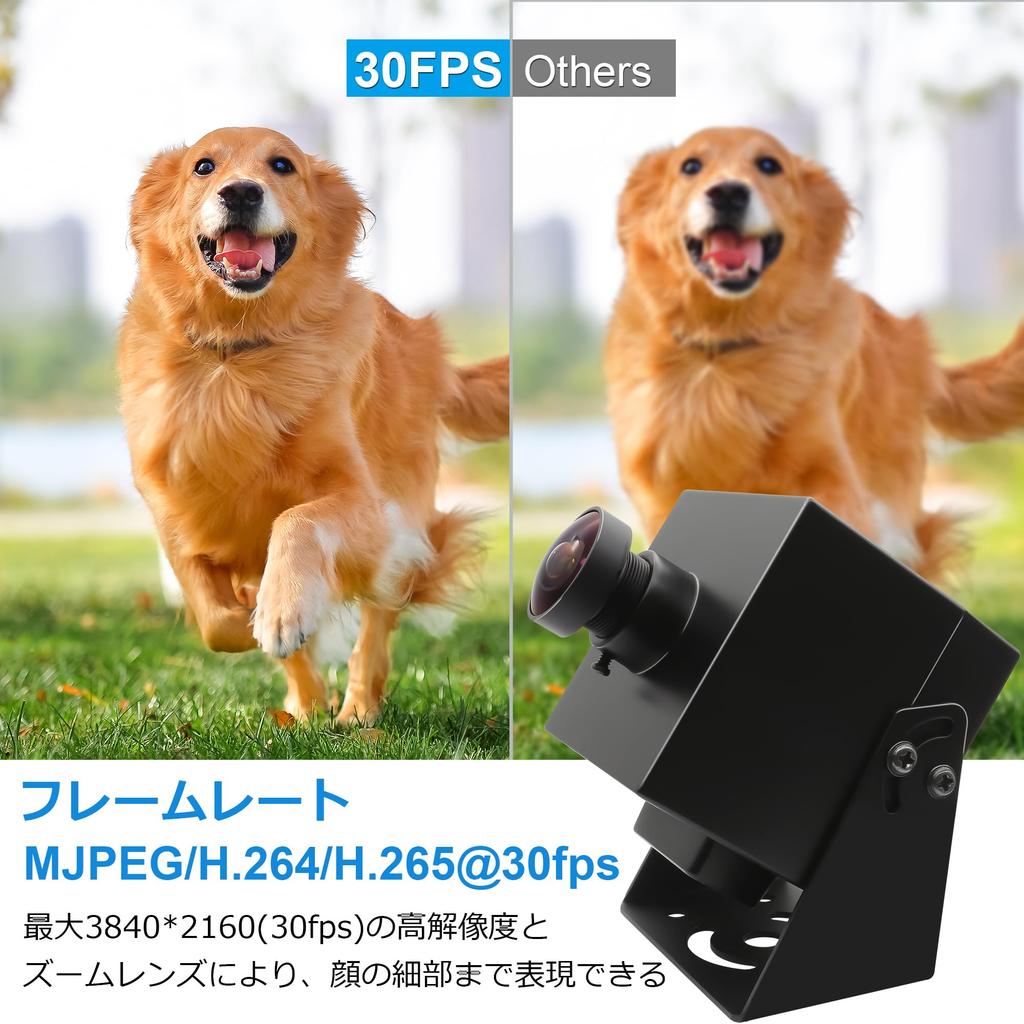 HDMI USB Camera Rabbitroom 4K UHD 30FPS Web Camera Wide Angle Fisheye Lens USB HDMI Simultaneous Output 2X Digital Zoom Web Camera Computer Camera PC
