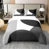 Geometric Duvet Cover For Boys Comforter Cover Set Twin Size Strip Lines Bedding Set With 2 Pillow Case 3Pcs Bedroom Decor