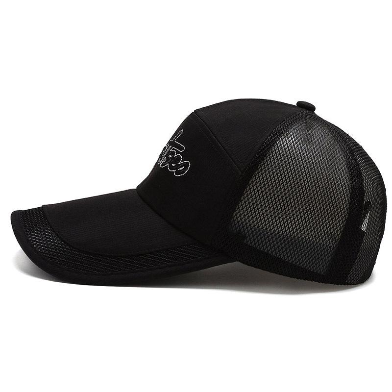 New Men's Baseball Hat Outdoor Fashion Summer Breathable Mesh Cap Casual Shade Versatile Cap