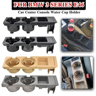 Quality Car Center Console Water Cup Holder Beverage Bottle Holder Coin Tray For Bmw 3 Series E46 318I 320I 98-06 51168217953