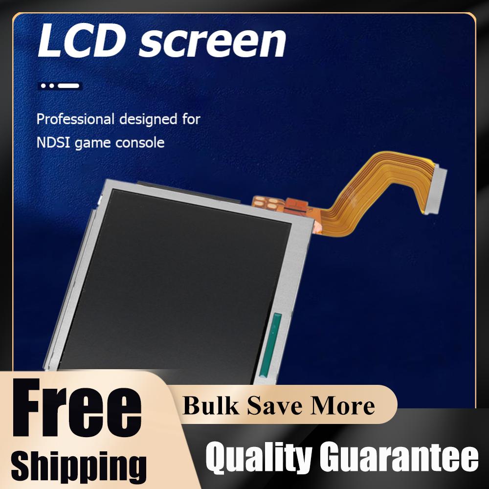 Top LCD Display Screen Lightweight Top Upper Screen Easy Installation Game Console LCD Screen Replacement Parts for NDSI