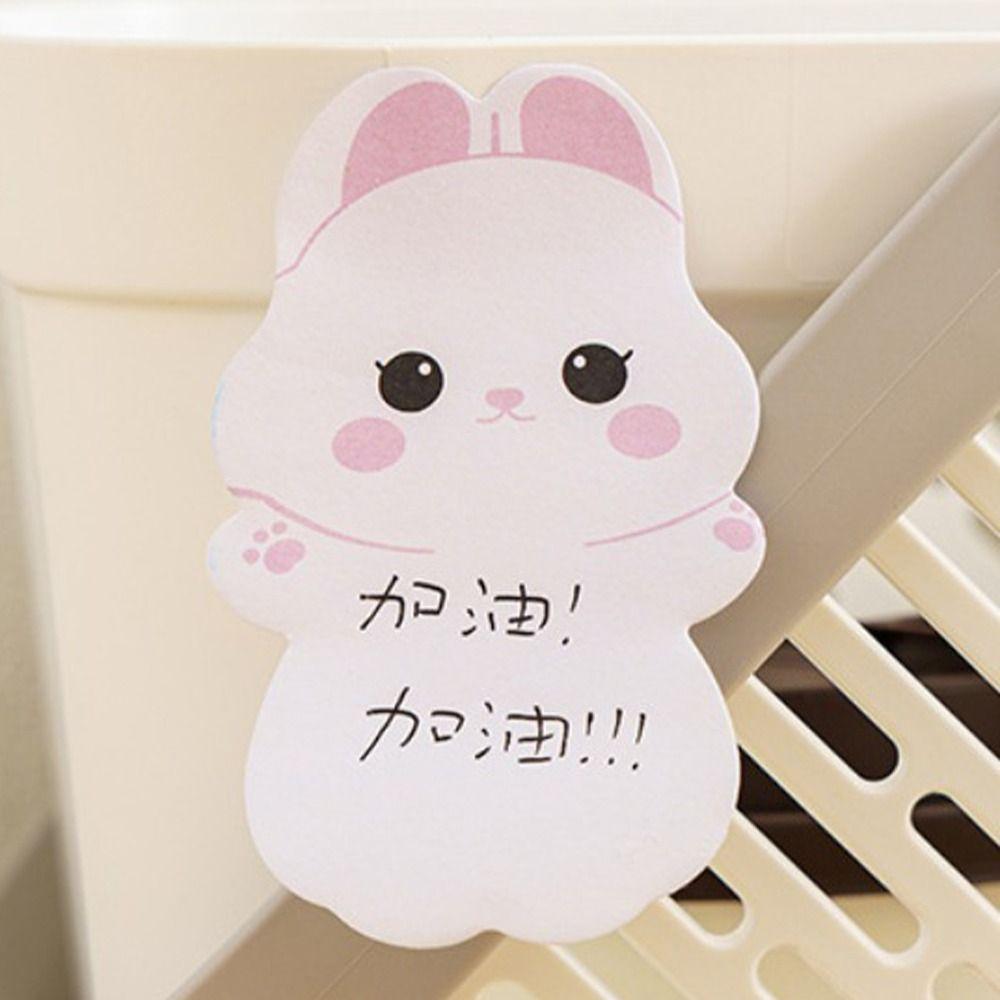 Cartoon Bear Sticky Notes Cat Notepad Message Notes Animal Memo Pad  Stationery