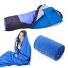 Fleece Sleeping Bag Outdoor Sleeping Inner Liner Equipped Ultra Lightweight Camping Hiking Climbing Essential Warm Dirt Proof