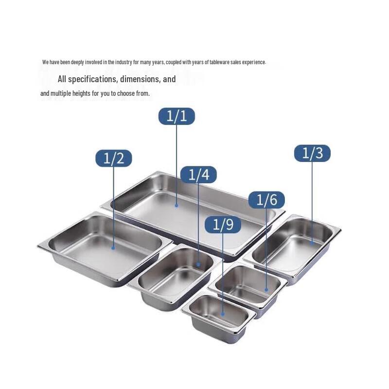 Huihuang Stainless Steel Rectangular Food Pan