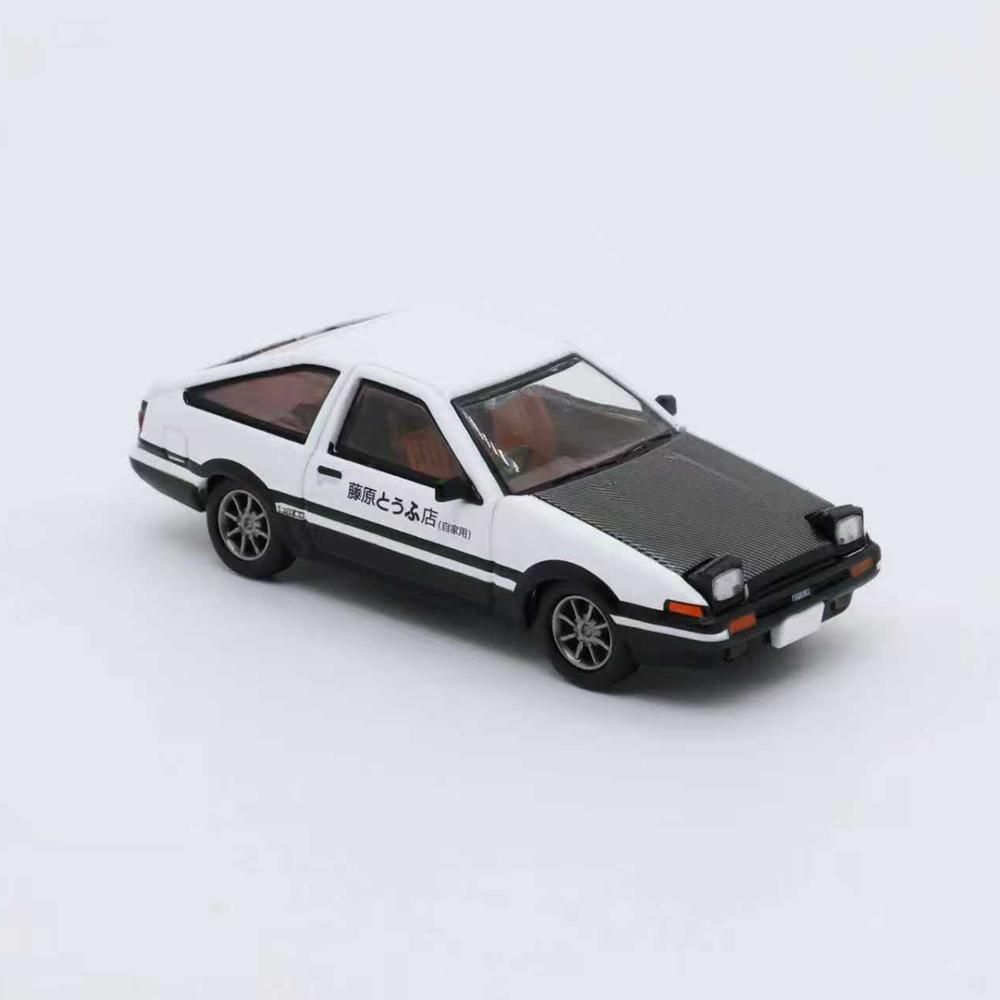 Sonic Gear 1/64 Corolla Ae86 Gt-Apex Legierung Druckguss-Automodell, Renn-Schrägheck-Miniatur Sammlerstück Geschenk für Erwachsene