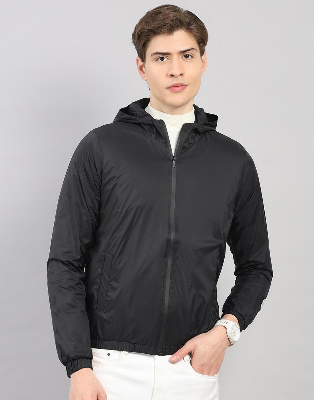 

Rock.It Men s Regular Fit Solid Hooded Full Sleeve Jacket XXL чорний