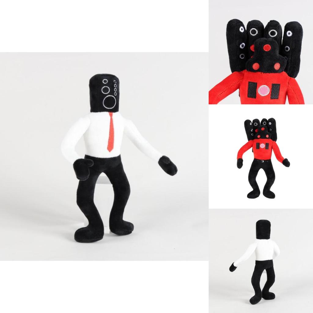 Bookfong Skibidi Toilet Speakerman Plush Toy, Funny And Adorable Animal Design, Short Plush Material, Perfect For Young Adults