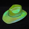 LED Light-Up Colorful Cowboy Hat for Halloween, Carnival, and Holiday Performances