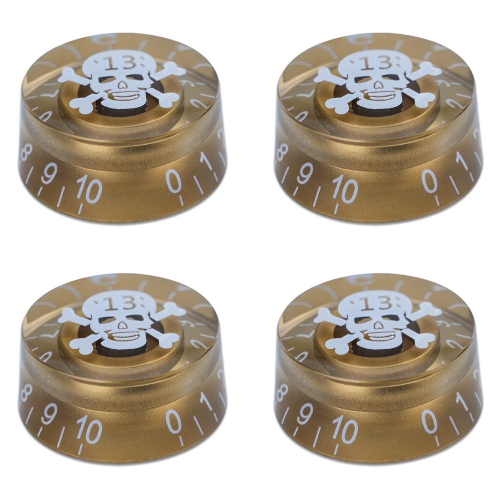 4pcs Guitar Volume Knobs Top Hat Knobs Speed Volume Tone Pedal Control Knobs for Electric Guitar Bass 29 Colors