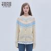 Teenie Weenie Women's Striped Bear Knitted Cardigan