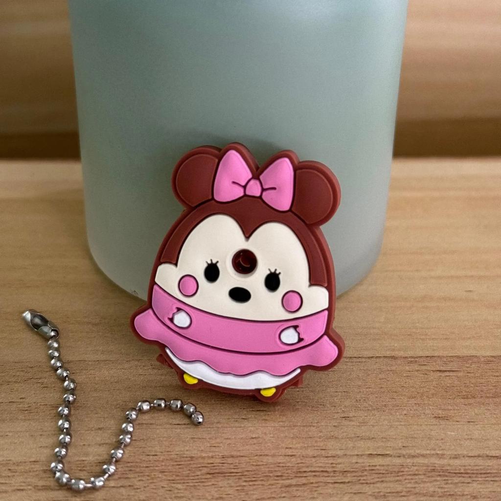 New Stitch Minnie Key Chains Spider Cartoon Keychain Cat Key Cover Caps Car Keychain Key Ring Holder Women