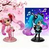 Neue Anime-Figur Rosa Kleid PVC-Modell Action-Spielzeug Kirschrosa Kirschblüten-Dekoration Sammelgeschenke
