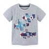 Small and Medium-sized Children's Short-sleeved T-shirt Cotton Knitted Cotton Summer New Crew Neck Boys' T-shirt Cartoon