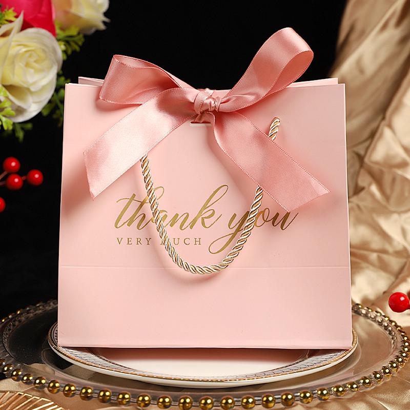 Wedding & Birthday Gift Paper Bag - Souvenir Candy Box & Handbag