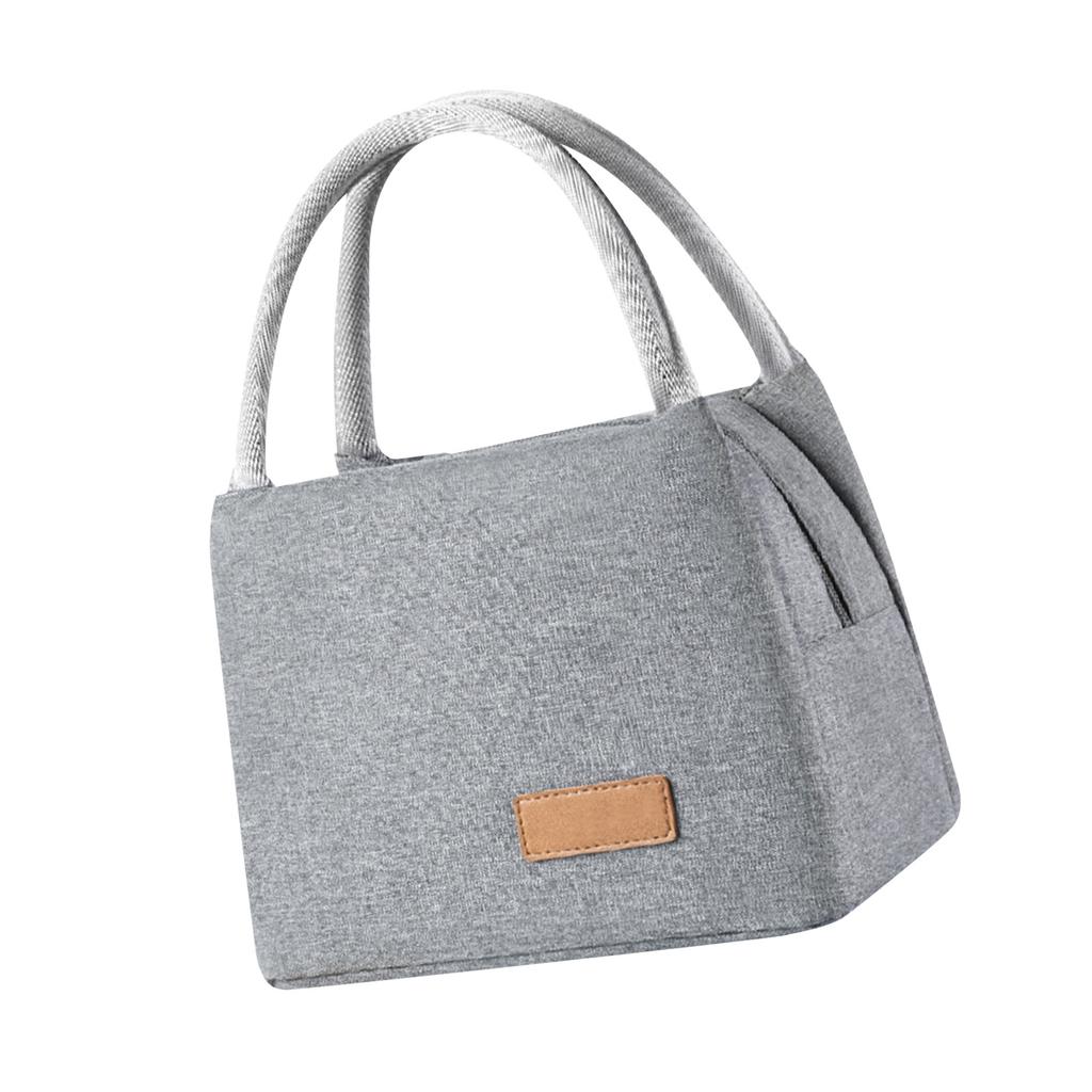Lunch Bag Thickened Ion 300D Aluminum Foil Insulated Bento Box Bag for Office School Picnic