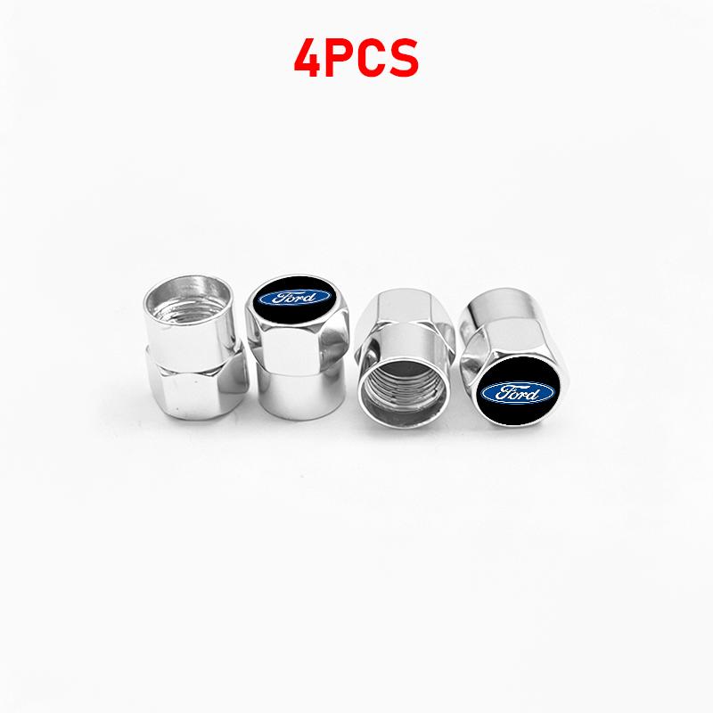Car Tire Wheel Valve Caps Cover Suede Auto Key Chain Ring Keychain For Ford Escape Edge Mondeo Taurus Fusion Mustang Accessories BR9