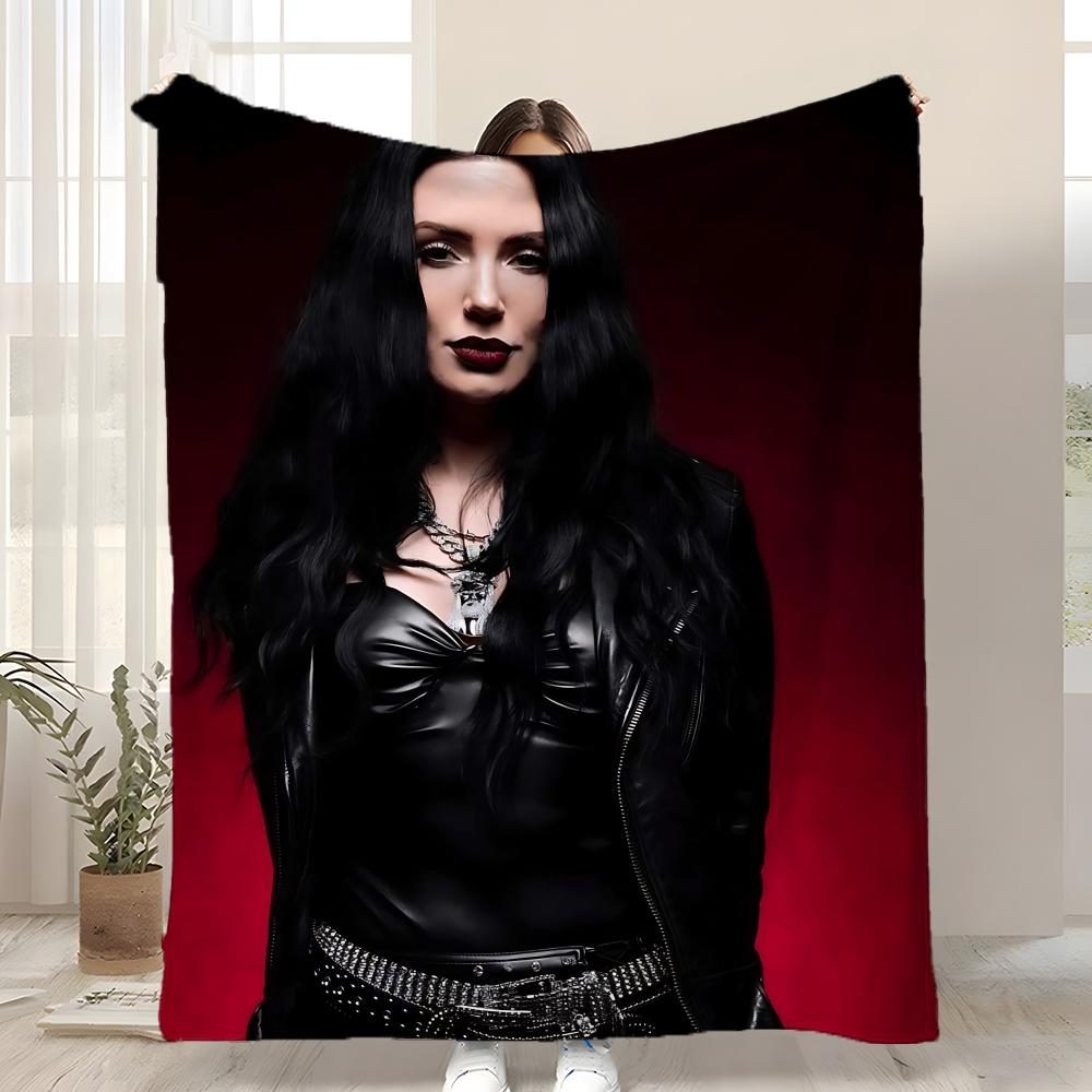 

Singer Dorothy Martin Throw Kid-Friendly Flannel Throw Blanket Soft Warm Anti-Static Washable All Season 75x90cm