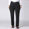 High Waist Zipper Button Fly Pockets Men Pants Summer Solid Color Straight Fit Casual Business Pants