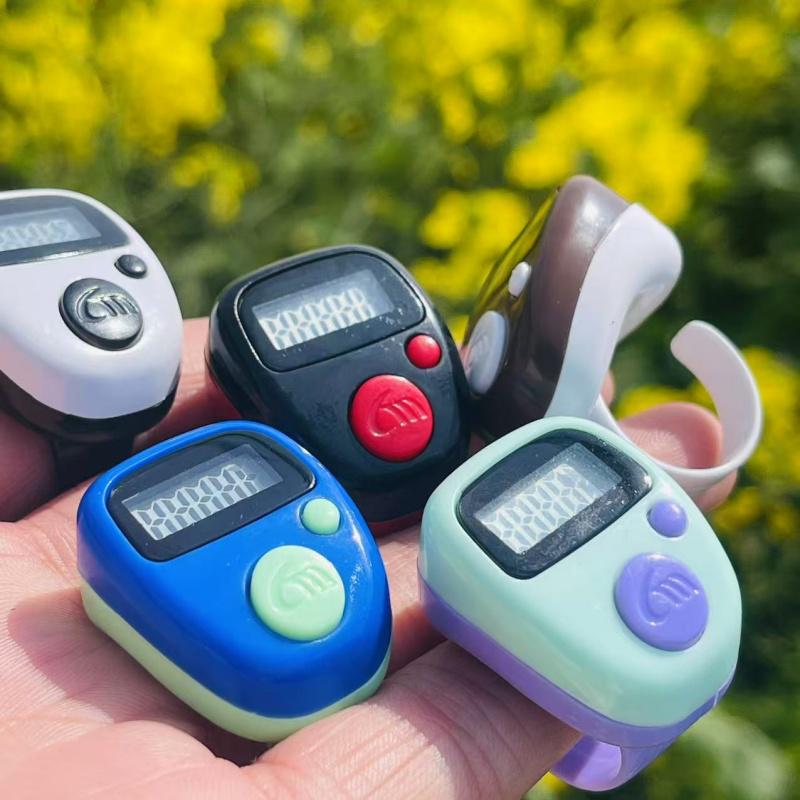 Digital Finger Ring Counter with Night Light & Large Display for Tally Counting