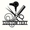 Personalized Barber Shop Metal Wall Sign Custom Hair Salon Decor Vintage Tin Sign for Hairdressers Gift