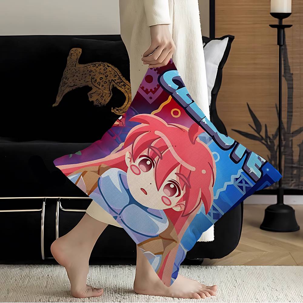 Celeste Game Personalized Picture Text Home Decorative Pillows Household Gifts 45x45cm