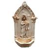 Catholic Holy Water Font Sant Jude Holy Water Font for Entrance Home Church Wall Hanging Decors First Communion Gift