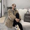 Haining fur coat women's new temperament fashion fur coat winter environmental protection imitation fox hair young medium and long