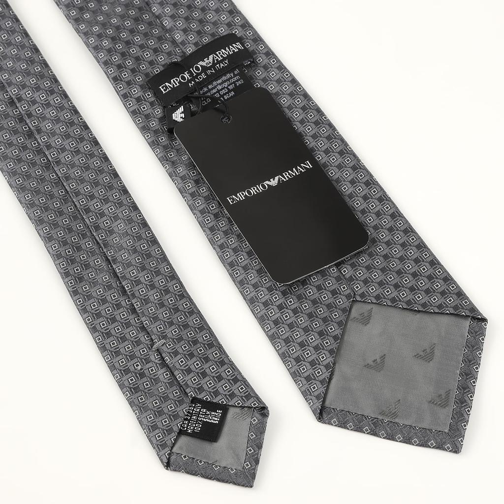 EMPORIO ARMANI Tie Gift EA69 Silver Gray (EA69-15 PH007-00998) [Used]