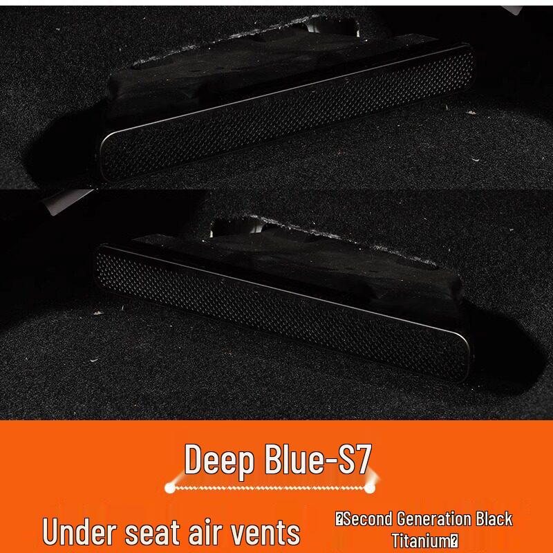 Dark Blue Rear Vent Protector and Seat Dust Cover