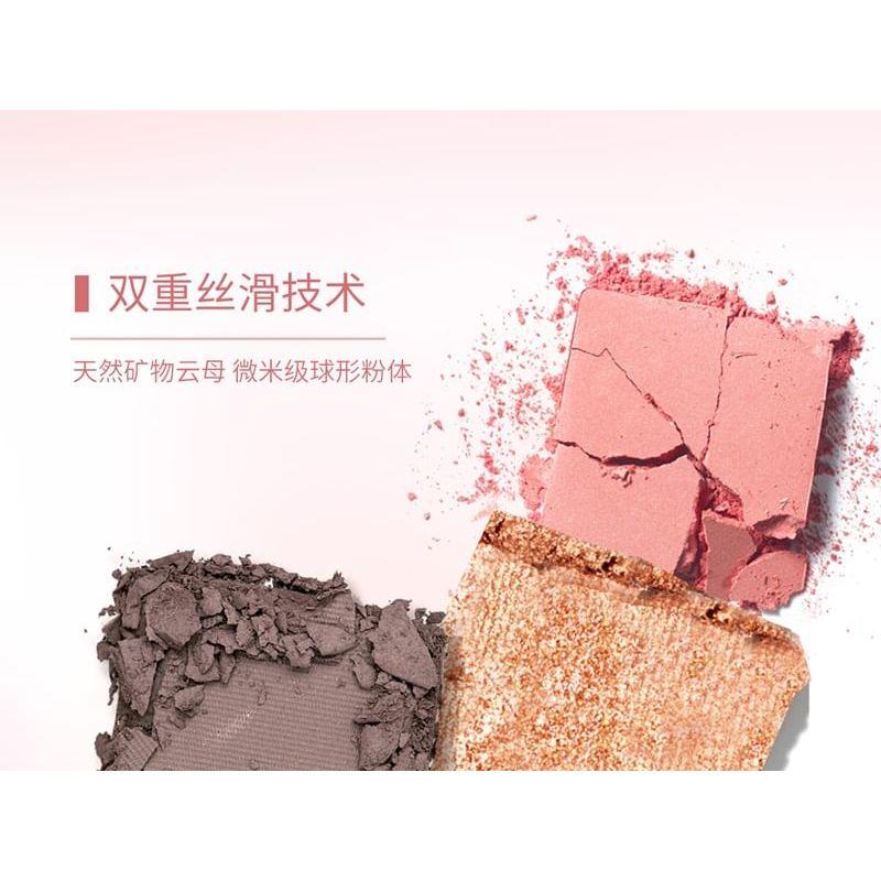 CZEL - Wasserwellen-Rosa-Nebel Vierfarben-Lidschattenpalette - 5 Arten