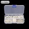 180PCS M3 Nylon Screws & Nuts Boxed Plastic Screws & Nuts Isolating Post Combination Set White / Black