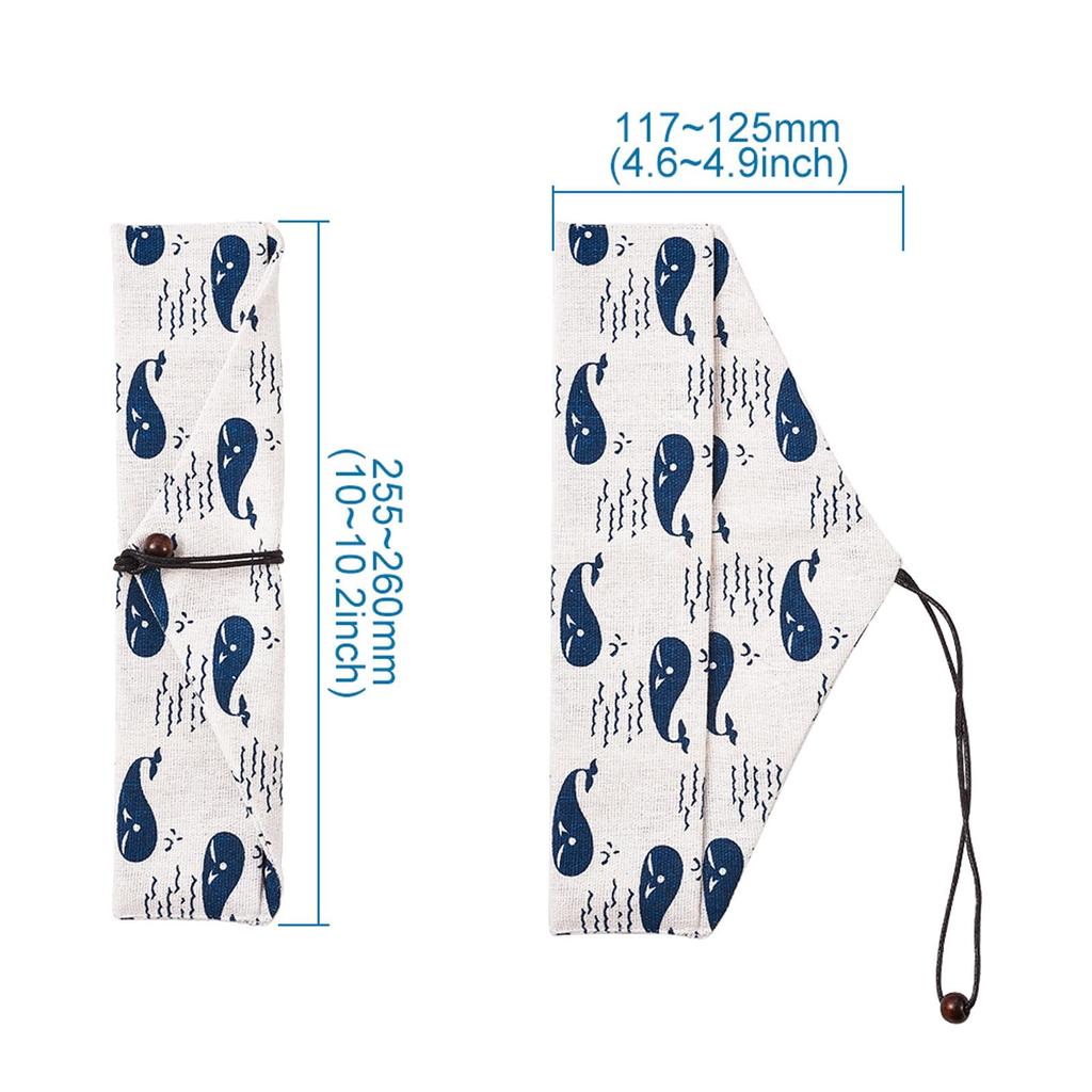 Beadthoven Chopstick Storage Portable Chopstick Cutlery Cute Folding Fan Knife and Fork Tableware Decorative Storage Straw Storage Cutlery Carrying