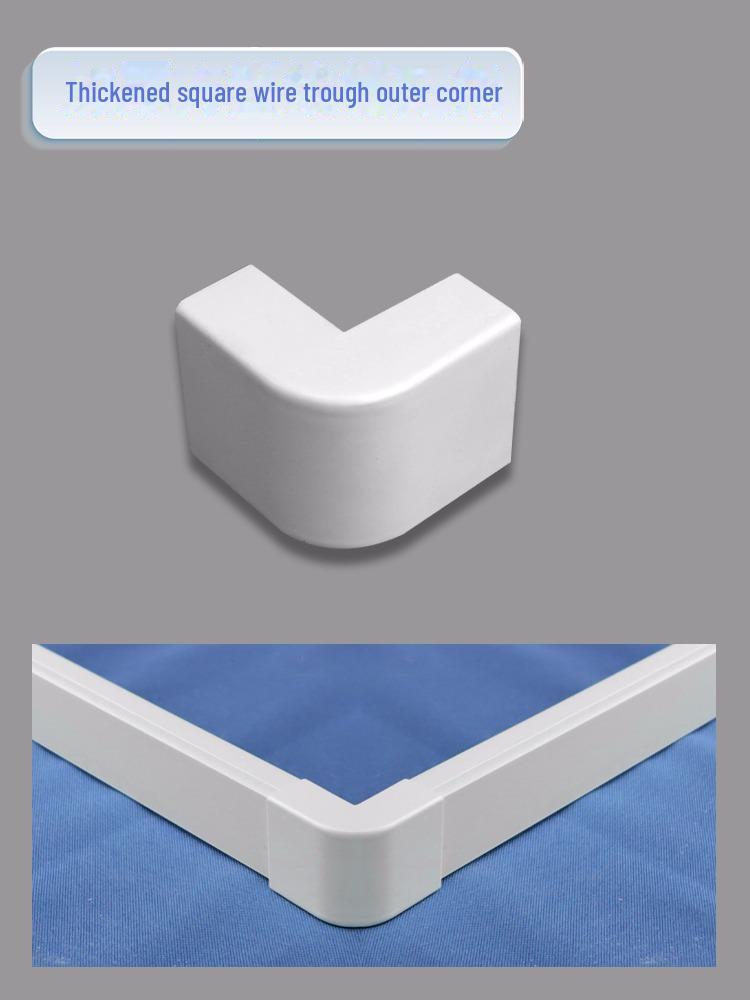 Selbstklebende dekorative PVC-Kabelmanagementbox zur verdeckten Kabelführung