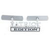 1Pc 3D Metal Patriot Edition Logo Car Front Grille Badge Side Fender Rear Trunk Emblem Sticker Decal