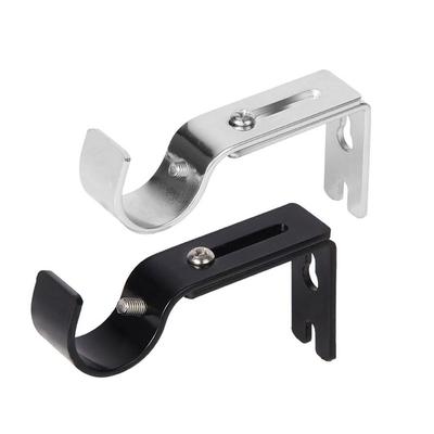 Home Window Curtain Rod Support Curtain Rod Holder Adjustable Rod Bracket for Wall Curtain Rod Brackets